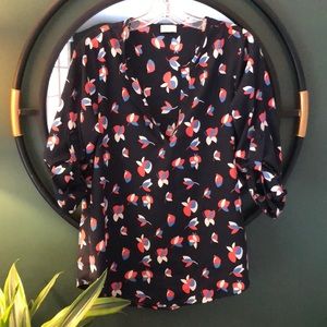Pixley split V blouse